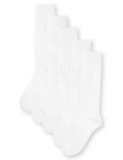 M&S Collection Socks & Tights 5pk Of Butterfly Knee High Socks