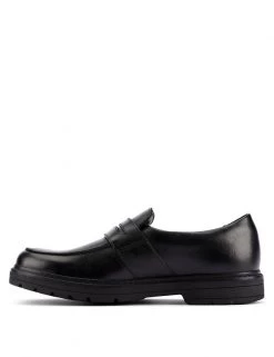 CLARKS Kids' Leather Slip-On School Shoes (Youth Size 3-8) -Outlet The Tidy Tots Store SD 01 T94 3009 Y0 X EC 4