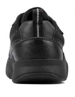 CLARKS Kids' Leather Riptape School Shoes (Kid Youth 10-2.5) -Outlet The Tidy Tots Store SD 01 T94 3132 Y0 X EC 2
