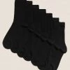 M&S Collection 7pk Of Ankle School Socks -Outlet The Tidy Tots Store SD 04 T64 2030S Y0 X EC 0