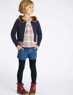 M&S Collection Socks & Tights 3pk Of Body Sensor™ School Tights -Outlet The Tidy Tots Store SD 04 T64 5710G F0 X EC 5