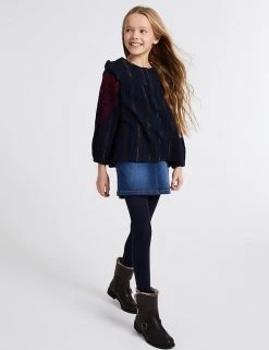 M&S Collection 2pk Wool Thermal Tights -Outlet The Tidy Tots Store SD 04 T64 5717B F0 X EC 5