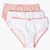 M&S Collection Underwear 10pk Pure Cotton Spotted Knickers (2-16 Yrs) -Outlet The Tidy Tots Store SD 04 T71 1201V A4 X EC 1