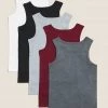 M&S Collection Underwear 5pk Pure Cotton Vests (2-16 Yrs) -Outlet The Tidy Tots Store SD 04 T71 1413V VX X EC 0