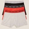 M&S Collection Underwear 3pk Cotton Rich Plain Trunks (6-16 Yrs) -Outlet The Tidy Tots Store SD 04 T71 2580A B4 X EC 0