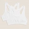 M&S Collection Underwear 2pk Seamfree Crop Tops (9-16 Yrs)