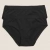 M&S Collection Underwear 2pk Seamfree Bikini Knickers (6-16 Yrs)