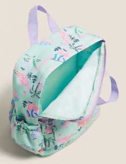 M&S Collection Accessories Kids' Water Repellent Dinosaur Nursery Backpack -Outlet The Tidy Tots Store SD 04 T72 6049D JC X EC 3