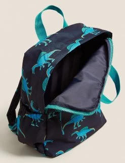 M&S Collection Accessories Kids’ Dinosaur Water Repellent Nursery Backpack -Outlet The Tidy Tots Store SD 04 T72 6053J F0 X EC 3