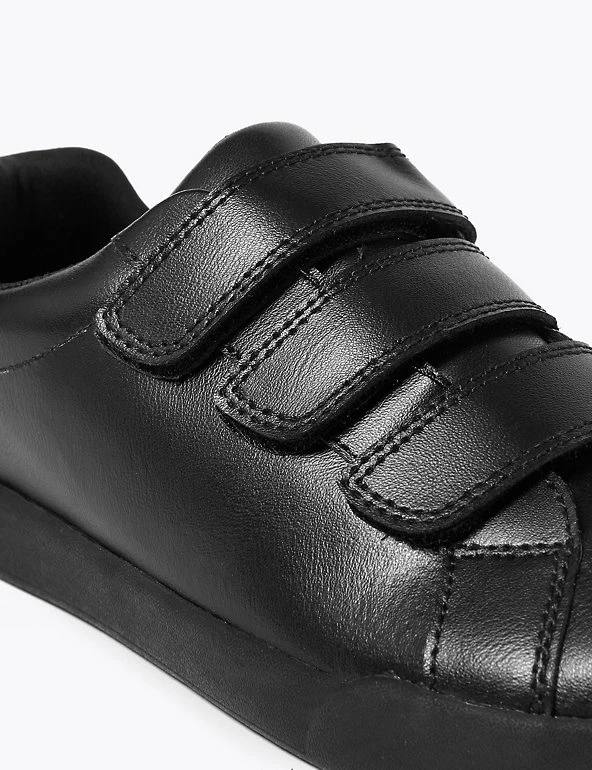 M&S Collection Kids' Leather Riptape School Shoes (13 Small- 9 Large) 6 M&S Collection Kids' Leather Riptape School Shoes (13 Small- 9 Large) - Image 4