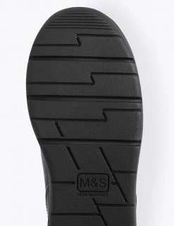 M&S Collection Kids’ Leather Riptape School Shoes (8 Small - 1.5 Large) -Outlet The Tidy Tots Store SD 04 T72 8546B Y0 X EC 3