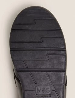 Kids' Leather Riptape School Shoes (8 Small - 1 Large) 12 Kids' Leather Riptape School Shoes (8 Small - 1 Large) -Outlet The Tidy Tots Store SD 04 T72 8589B Y0 X EC 3