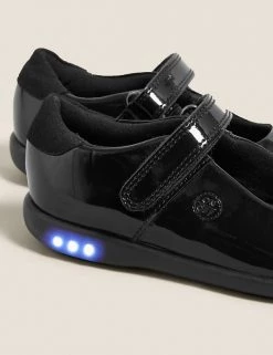 M&S Collection Footwear Kids' Leather Flashing Light School Shoes (8 Small - 1 Large) 9 M&S Collection Footwear Kids' Leather Flashing Light School Shoes (8 Small - 1 Large) -Outlet The Tidy Tots Store SD 04 T72 8664B Y0 X EC 2