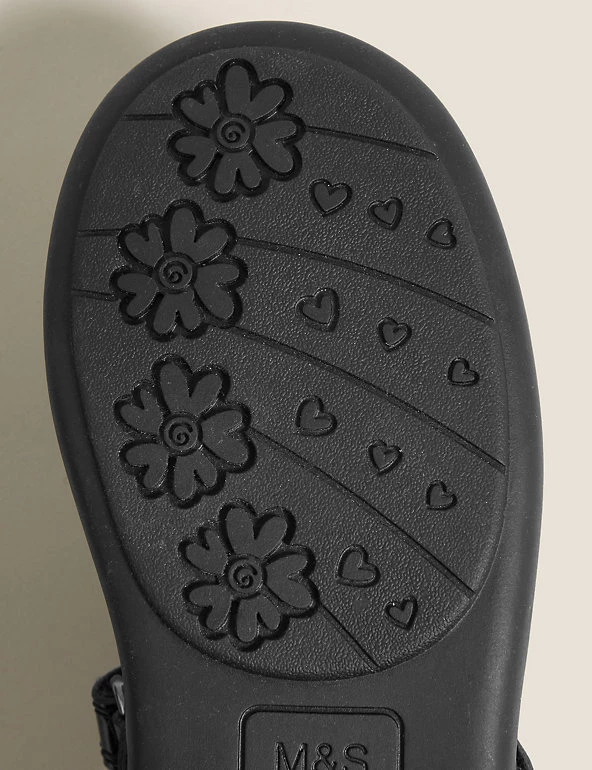 M&S Collection Footwear Kids' Leather Flashing Light School Shoes (8 Small - 1 Large) 6 M&S Collection Footwear Kids' Leather Flashing Light School Shoes (8 Small - 1 Large) - Image 4