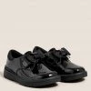 M&S Collection Kids' Leather Freshfeet™ Bow School Shoes (8 Small - 1 Large) -Outlet The Tidy Tots Store SD 04 T72 8668B Y0 X EC 0