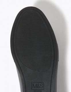 M&S Collection Shoes Kids' Leather Freshfeet™ Loafers (13 Small - 7 Large) -Outlet The Tidy Tots Store SD 04 T72 8755B Y0 X EC 3