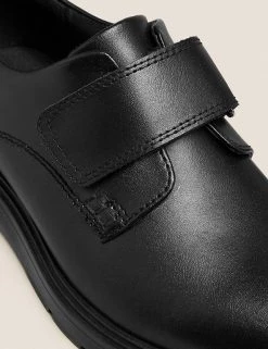M&S Collection Kids' Leather Riptape School Shoes (13 Small-9 Large) -Outlet The Tidy Tots Store SD 04 T72 8802B Y0 X EC 2