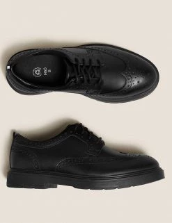 M&S Collection Kids' Leather Freshfeet™ School Shoes (13 Small - 9 Large) -Outlet The Tidy Tots Store SD 04 T72 8803B Y0 X EC 1