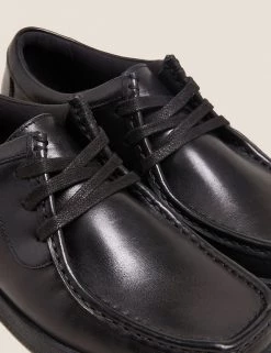 M&S Collection Kids' Leather Lace School Shoes (13 Small - 9 Large) -Outlet The Tidy Tots Store SD 04 T72 8806B Y0 X EC 2