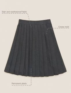 M&S Collection Skirts Girls' Easy Dressing Pull On School Skirt (2-16 Yrs) -Outlet The Tidy Tots Store SD 04 T76 0113 T0 X EC 90