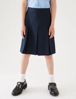 M&S Collection Skirts Girls' Permanent Pleats School Skirt (2-16 Yrs) -Outlet The Tidy Tots Store SD 04 T76 0132 F0 X EC 1