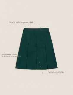 M&S Collection Skirts Girls' Permanent Pleats School Skirt (2-16 Yrs) -Outlet The Tidy Tots Store SD 04 T76 0132 J0 X EC 90