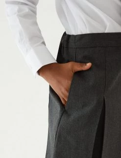 M&S Collection Skirts Girls' Permanent Pleats School Skirt (2-16 Yrs) -Outlet The Tidy Tots Store SD 04 T76 0132 T0 X EC 4