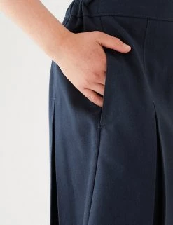 M&S Collection Skirts Girls' Slim Fit Permanent Pleats School Skirt (2-18 Yrs) -Outlet The Tidy Tots Store SD 04 T76 0137 F0 X EC 3