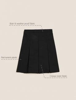 M&S Collection Skirts Girls' Slim Fit Permanent Pleats School Skirt (2-18 Yrs) -Outlet The Tidy Tots Store SD 04 T76 0137 Y0 X EC 90