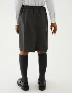 M&S Collection Skirts Girls' Plus Fit Permanent Pleats School Skirt (2-18 Yrs) -Outlet The Tidy Tots Store SD 04 T76 0140P T0 X EC 2