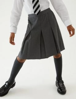 M&S Collection Skirts Girls' Longer Length School Skirt (2-16 Yrs) -Outlet The Tidy Tots Store SD 04 T76 0149L T0 X EC 1