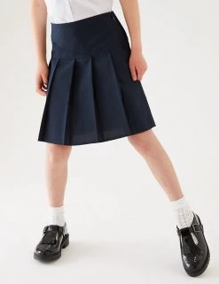 M&S Collection 2pk Girls' Crease Resistant School Skirts (2-16 Yrs) -Outlet The Tidy Tots Store SD 04 T76 0197 F0 X EC 1