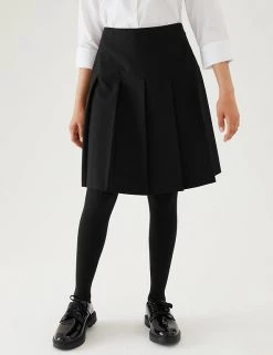 M&S Collection 2pk Girls' Crease Resistant School Skirts (2-16 Yrs) -Outlet The Tidy Tots Store SD 04 T76 0197 Y0 X EC 1