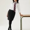 M&S Collection Skirts Girls' Short Pencil School Skirt (9-16 Yrs) -Outlet The Tidy Tots Store SD 04 T76 0302 Y0 X EC 0