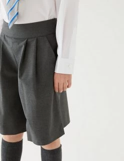 M&S Collection Trousers Girls' Pleat Front School Culottes (2-18 Yrs) -Outlet The Tidy Tots Store SD 04 T76 0320 T0 X EC 1