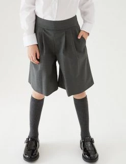 M&S Collection Trousers Girls' Pleat Front School Culottes (2-18 Yrs) -Outlet The Tidy Tots Store SD 04 T76 0320 T0 X EC 3