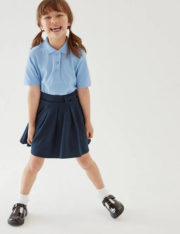 M&S Collection Skirts Girls' Cotton Pleated School Skirt (2-14 Yrs) 3 M&S Collection Skirts Girls' Cotton Pleated School Skirt (2-14 Yrs)