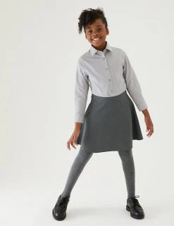 M&S Collection 2pk Girls' Regular Fit School Skater Skirts (2-18 Yrs) -Outlet The Tidy Tots Store SD 04 T76 0324 T0 X EC 0