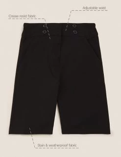 M&S Collection Girls' Regular Fit School Shorts (2-16 Yrs) -Outlet The Tidy Tots Store SD 04 T76 1231 Y0 X EC 90