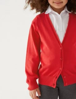 M&S Collection Cardigans 2pk Girls' Pure Cotton School Cardigan (3-18 Yrs) 52 M&S Collection Cardigans 2pk Girls' Pure Cotton School Cardigan (3-18 Yrs) -Outlet The Tidy Tots Store SD 04 T76 1371 B0 X EC 1