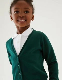M&S Collection Cardigans 2pk Girls' Pure Cotton School Cardigan (3-18 Yrs) 62 M&S Collection Cardigans 2pk Girls' Pure Cotton School Cardigan (3-18 Yrs) -Outlet The Tidy Tots Store SD 04 T76 1371 J0 X EC 0
