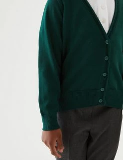 M&S Collection Cardigans 2pk Girls' Pure Cotton School Cardigan (3-18 Yrs) 64 M&S Collection Cardigans 2pk Girls' Pure Cotton School Cardigan (3-18 Yrs) -Outlet The Tidy Tots Store SD 04 T76 1371 J0 X EC 1