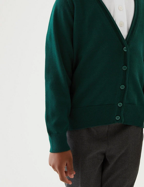 M&S Collection Cardigans 2pk Girls' Pure Cotton School Cardigan (3-18 Yrs) 33 M&S Collection Cardigans 2pk Girls' Pure Cotton School Cardigan (3-18 Yrs) - Image 31