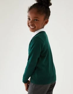M&S Collection Cardigans 2pk Girls' Pure Cotton School Cardigan (3-18 Yrs) 65 M&S Collection Cardigans 2pk Girls' Pure Cotton School Cardigan (3-18 Yrs) -Outlet The Tidy Tots Store SD 04 T76 1371 J0 X EC 2