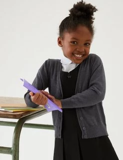 M&S Collection Cardigans 2pk Girls' Pure Cotton School Cardigan (3-18 Yrs) 42 M&S Collection Cardigans 2pk Girls' Pure Cotton School Cardigan (3-18 Yrs) -Outlet The Tidy Tots Store SD 04 T76 1371 T0 X EC 0