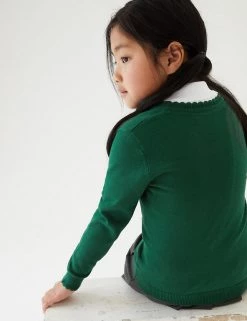 M&S Collection Cardigans Girls’ Pure Cotton Bow Pocket School Cardigan (3-18 Yrs) 41 M&S Collection Cardigans Girls’ Pure Cotton Bow Pocket School Cardigan (3-18 Yrs) -Outlet The Tidy Tots Store SD 04 T76 1373 J0 X EC 2