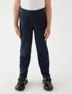M&S Collection Girls' Slim Leg Knitted School Trousers (2-18 Yrs) -Outlet The Tidy Tots Store SD 04 T76 1421 F0 X EC 3