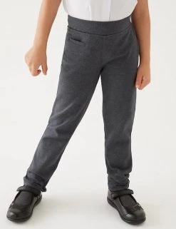 M&S Collection Girls' Slim Leg Knitted School Trousers (2-18 Yrs) -Outlet The Tidy Tots Store SD 04 T76 1421 T0 X EC 1
