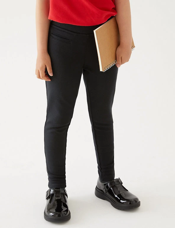 M&S Collection Girls' Skinny Leg Knitted School Trousers (2-18 Yrs) 7 M&S Collection Girls' Skinny Leg Knitted School Trousers (2-18 Yrs) - Image 5