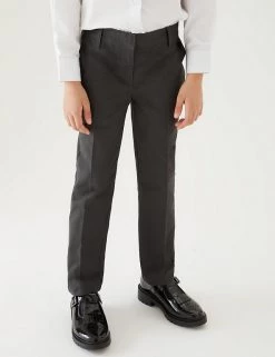 M&S Collection Girls' Regular Fit Skin Kind™ School Trousers (2-18 Yrs) -Outlet The Tidy Tots Store SD 04 T76 1423S T0 X EC 1